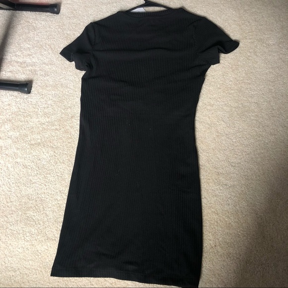 Soft Ribbed Side Cut Out Mini Dress - Picture 5 of 5